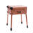 Rolling Luggage Cosmetic Trolley Case Adjustable Legs