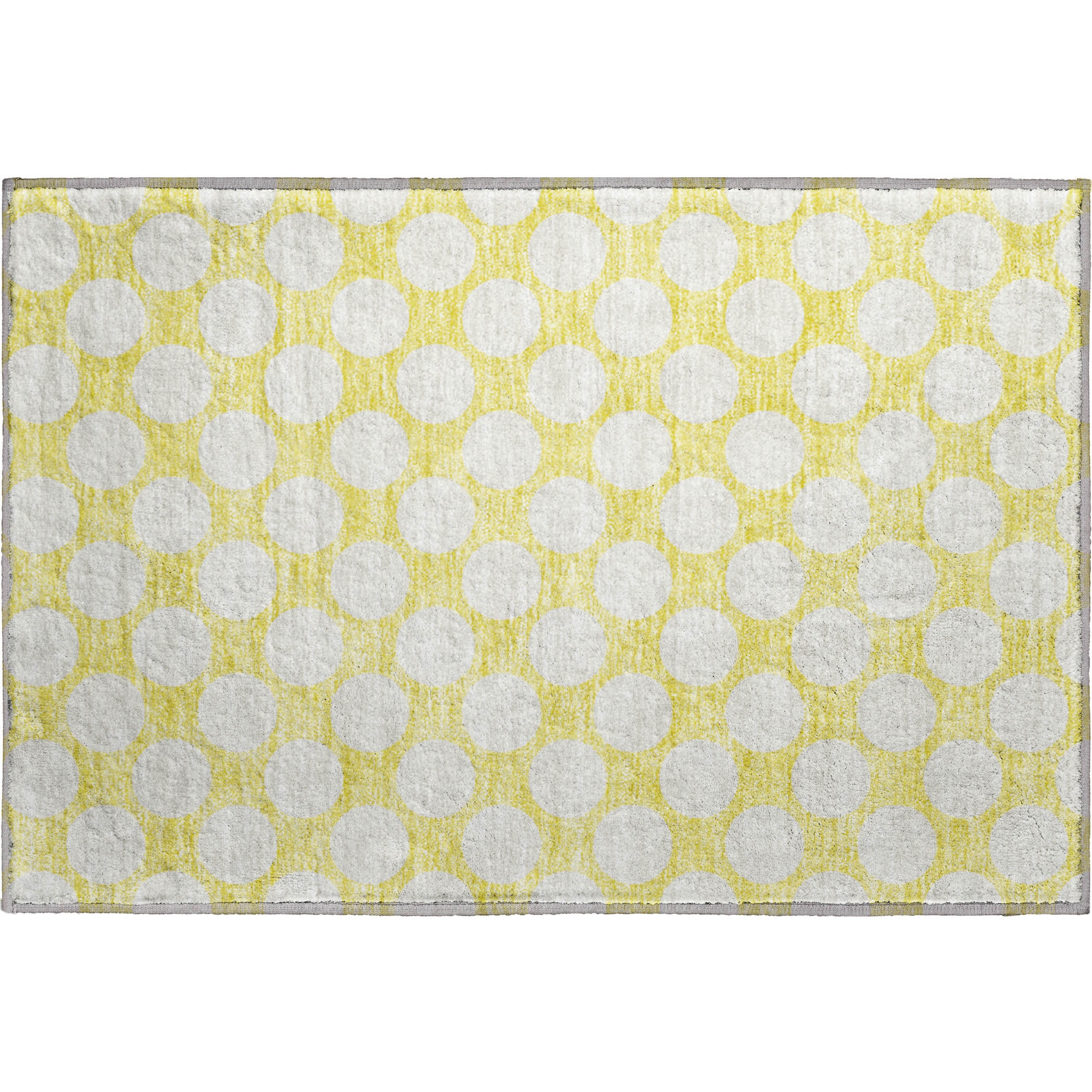 Bungalow Rose Premium Machine Washable Houtz Yellow Rug | Wayfair