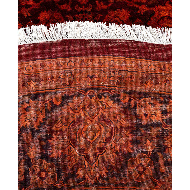 Overdyed One-of-a-Kind 8' 2" X 8' 2" Hand Knotted Area Rug