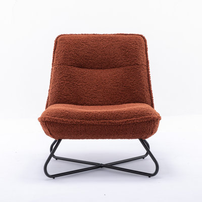 Addysun Upholstered Wool Slipper Chair