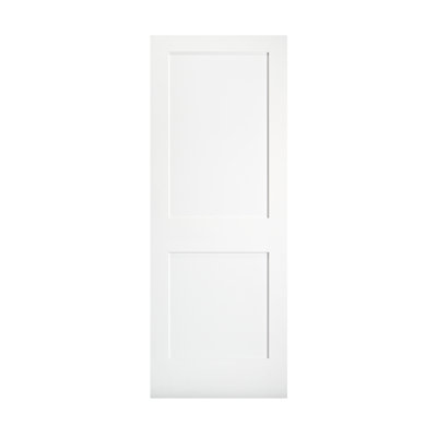 2 Panel Primed Shaker Style Bifold