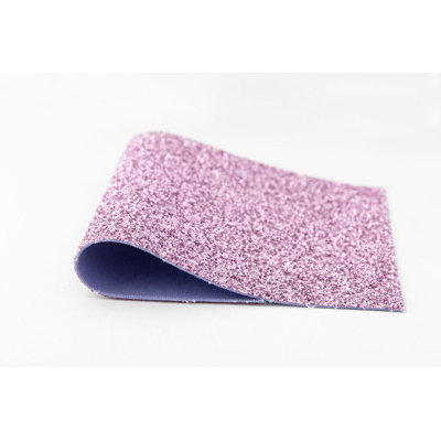 Lilas - Échantillon de papier peint scintillant véritable (format A6)