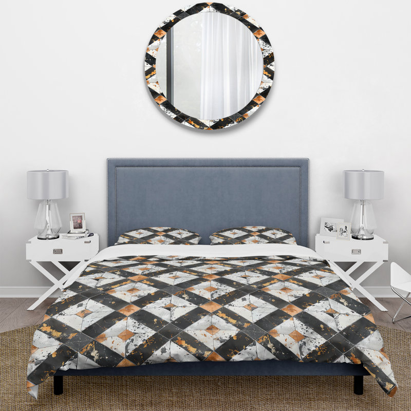 Ensemble de housse de couette Farmhouse II, Housse de couette très grand + 2 taies décorativ
