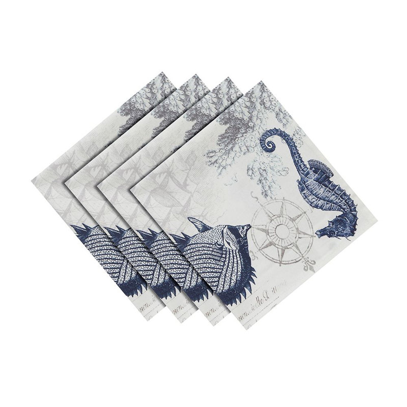 Seaside Postcard 19" x 19" Napkin
