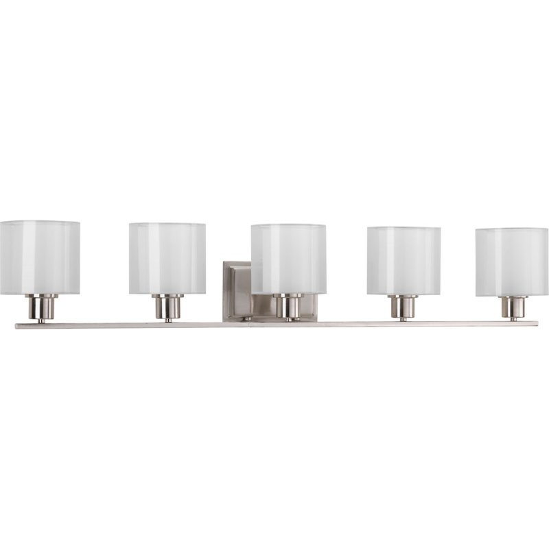Ernestina 5 - Light Dimmable Vanity Light, Brushed Nickel