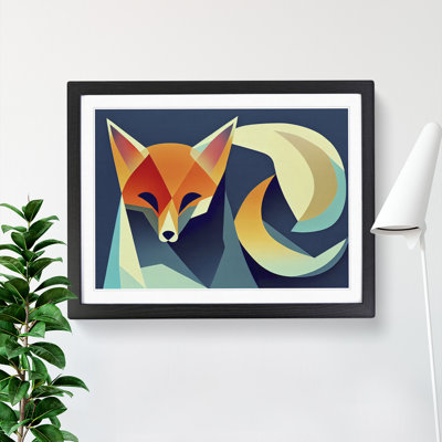 XH1022-9432X Unimaginable Abstract Fox - Single Picture Frame Print