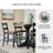 Taylen Swivel Solid Wood Counter Stool