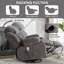 Canapé inclinable et chauffant, avec port USB et 2 porte-gobelets dans les poches latérales (GRIS)-966783116