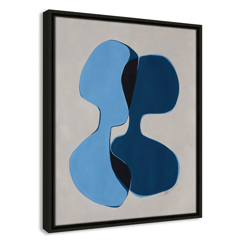 In Unity I by Filippo Ioco For Casa Fine Arts, 21.5" H x 17.5" W x 2" D, Espresso Framed