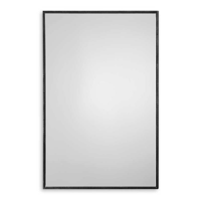  Rectangular Wall Mirror Oil Rubbed Bronze Frame – 36" H Modern Vanity