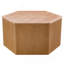 Table basse, hexagone cannelé