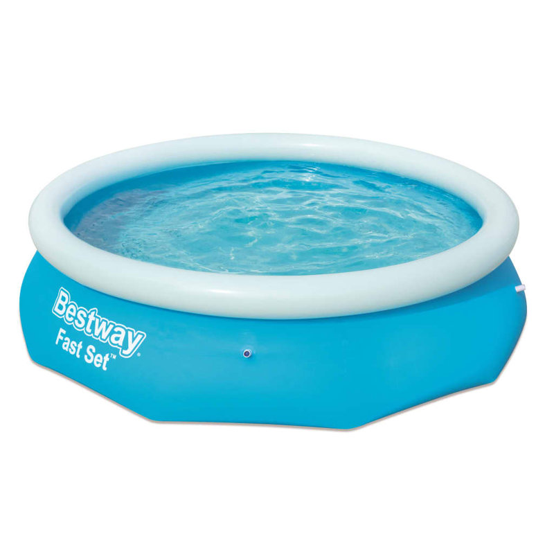 Bestway Fast Set Inflatable Swimming Pool Round, 305 cm W x 76 cm H