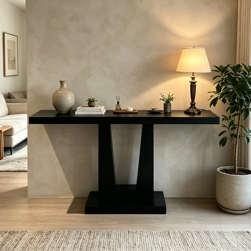 Console Wabi-Sabi, H 29,5 po x l 47,2 po x P 13,8 po