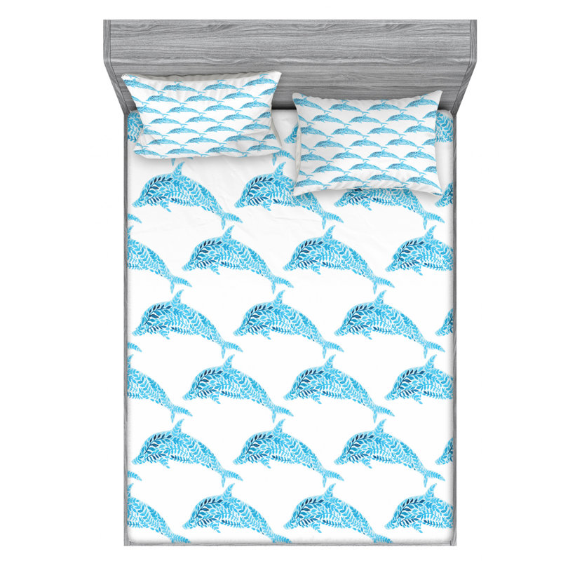 Microfiber Sheet Set, Queen Sheet Set + Fitted Sheet + 2 Pillowcases