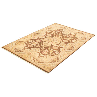 Suraiya One-of-a-Kind 6' x 9'1" 2010s Rectangle Wool Area Rug in