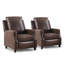Fauteuil inclinable classique à garniture cloutée 31,1 po de largeur avec garniture cloutée (ensemble de 2)-1994956119