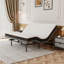 Lit réglable avec matelas en mousse à mémoire de forme de 8 po, massage, gravité zéro, télécommande sans fil et contrôle des applications-1449348159-1486277465