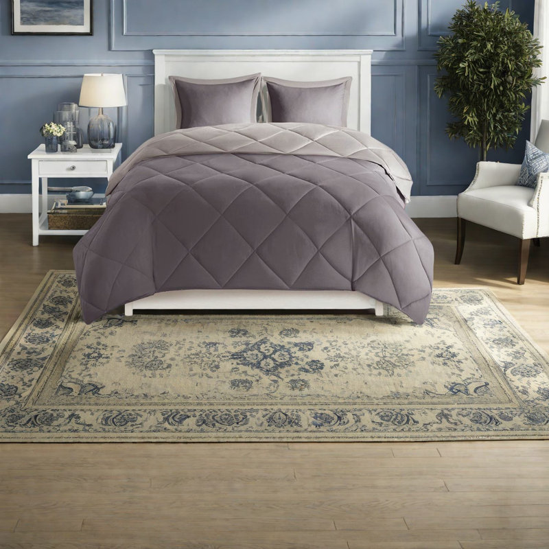 Ensemble de literie réversible Cozy, polyester doux et confortable, pour la maison