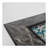 30inch Outdoor Fire Table Propane Gas Fire Pit Table with Lid Gas Fire Pit Table with Glass Rocks and Rain Cover