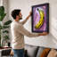 Banana in Progress Modern - Framed Print-762306216-762306221