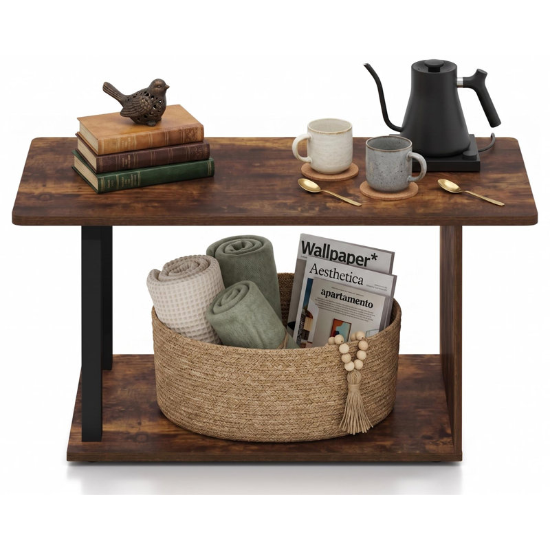  Table basse Basic Home Living, H 14,8 po x l 31,5 po x P 15,75 po