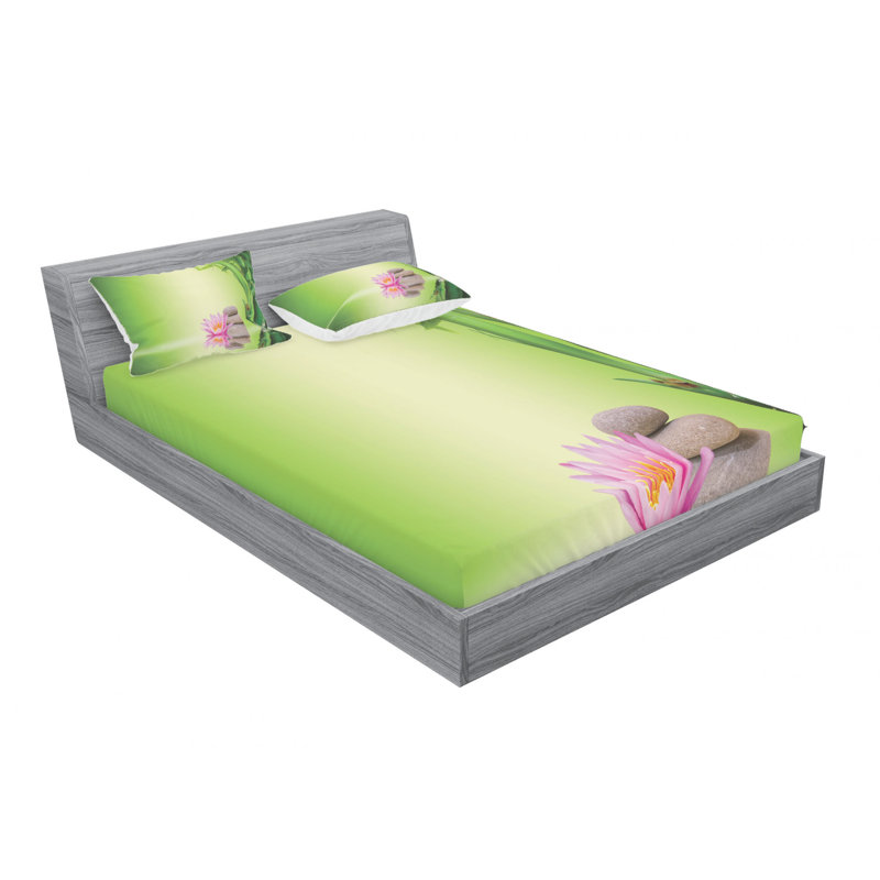 Microfiber Sheet Set, Queen Sheet Set with Fitted Sheet