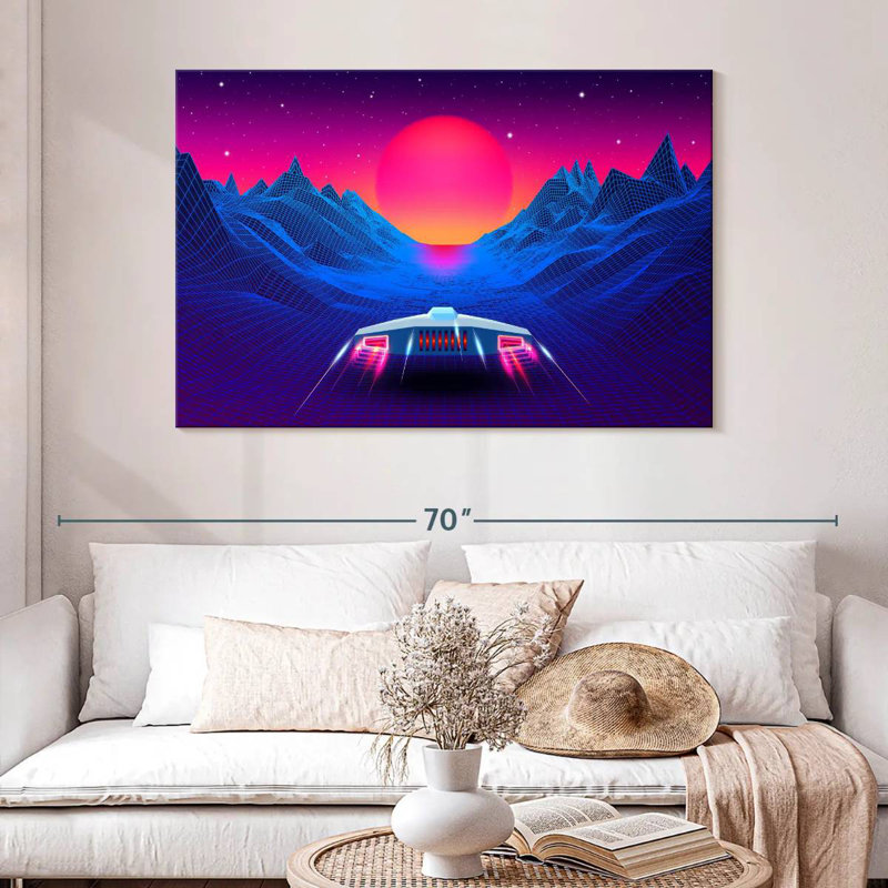 Kelan Synthwave Adventure, 32" H x 48" W