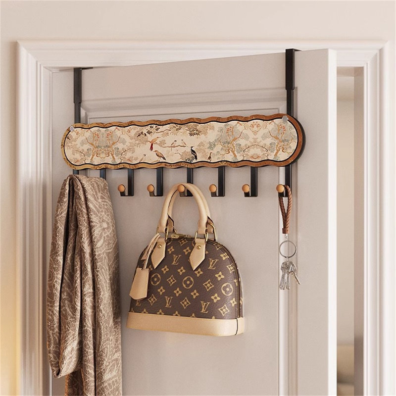 Crochet en fer sans porte, H 11 po x l 23,62 po x P 1,77 po