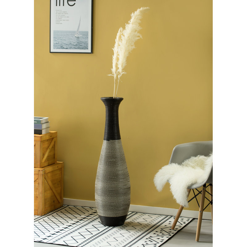 Alburnett Wood Floor Vase