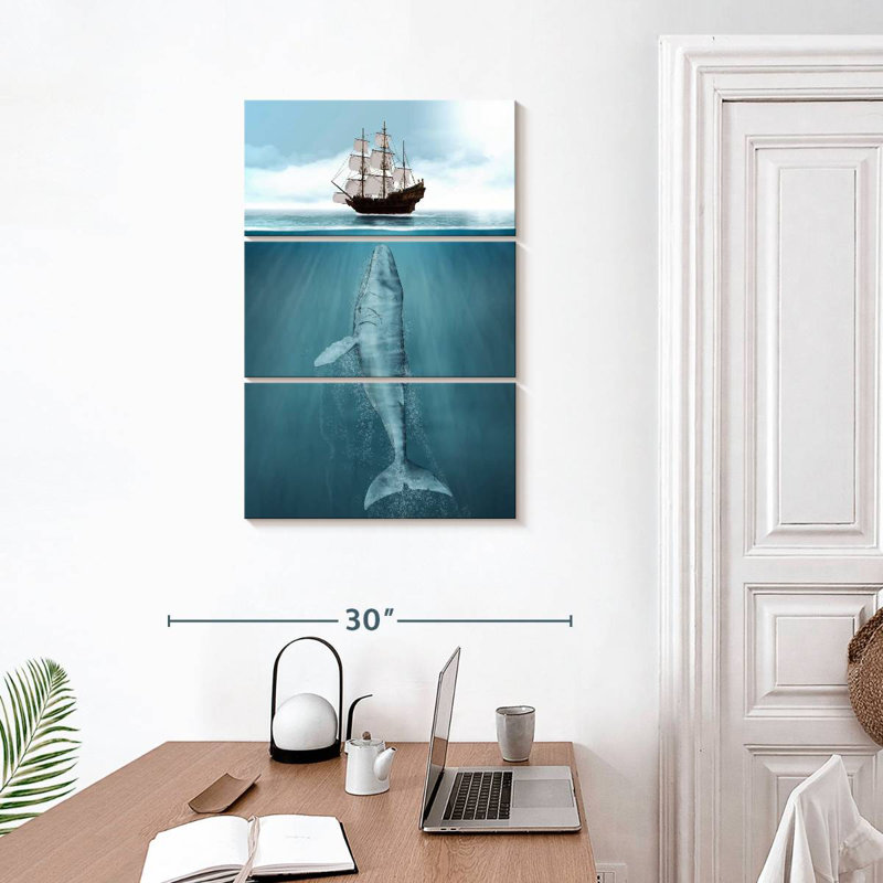 Brampt Large Whale, 32" H x 20" W