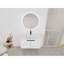 Meuble-lavabo mural 36 po avec lavabo en résine et 2 portes à fermeture en douceur-851924957