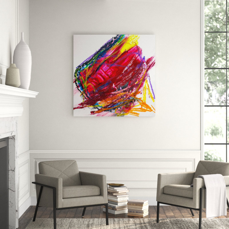 Ruby - Artist Enhanced Canvas Print, Wrapped Canvas, 48" H x 48" W x 1.5" D