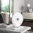 Ryung Decorative Sculpture with Circular Design in Stone Aluminum MDF and Marble Featuring Abstract Artistic Silhouette and Freestanding Form for Contemporary Accent Display
