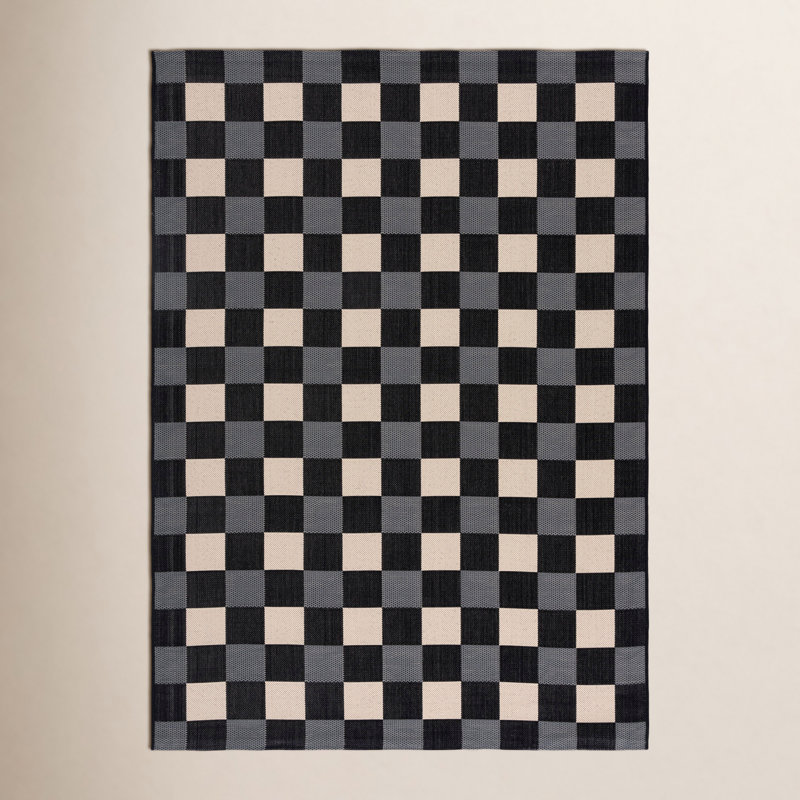 Tapis intérieur / extérieur Bantry Mererid, Rectangle 4 pi x 5 pi 7 po