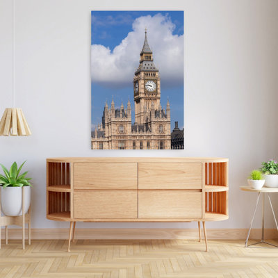 Low Angle View Of Big Ben And Houses Of Parliament City Of Westminster London England Abstract Contemporary Architecture City Art