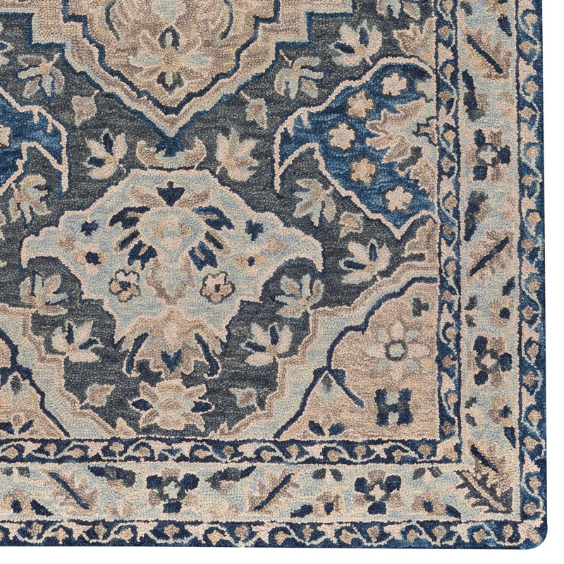 Hand Tufted Wool Oriental Indoor Rug, Rectangle 5' x 8'