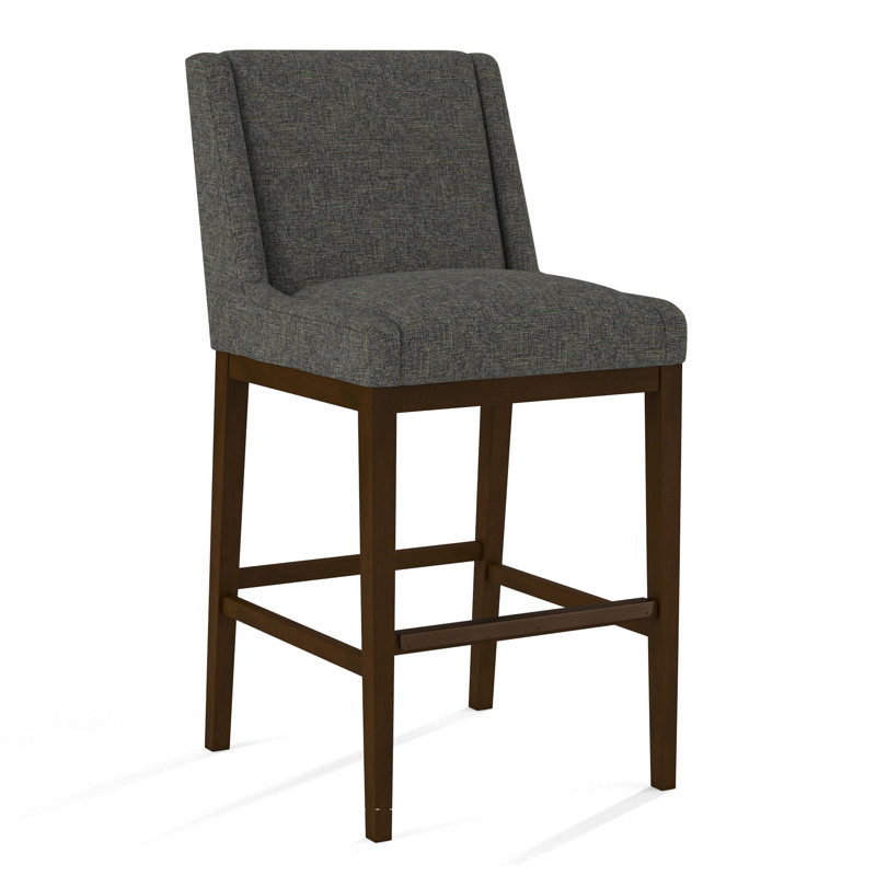 Upholstered Stool, 61536-78, Pecan