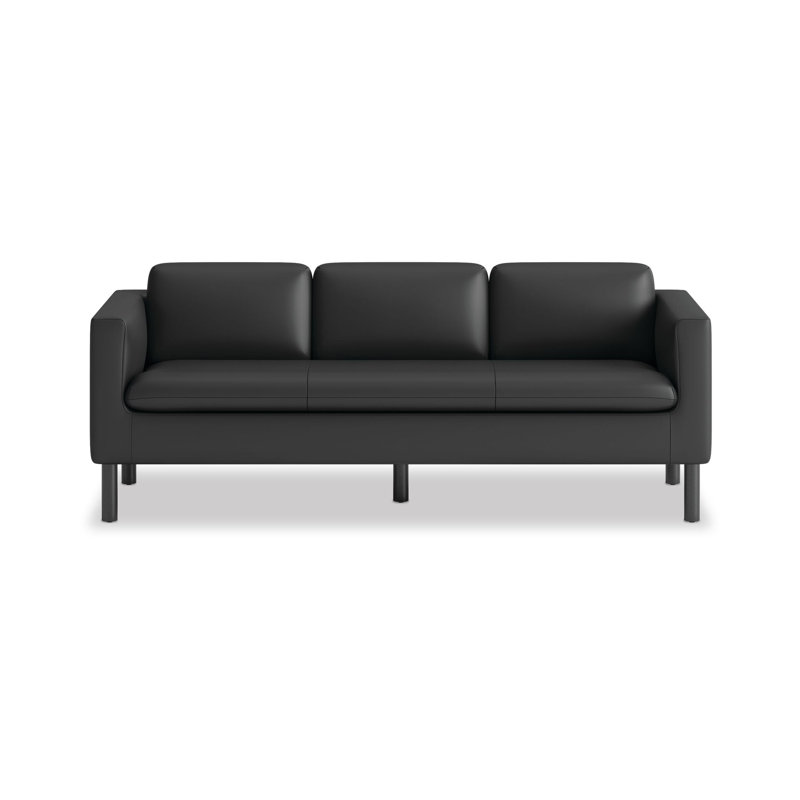 Canapé rembourré Parkwyn, Polyuréthane noir
