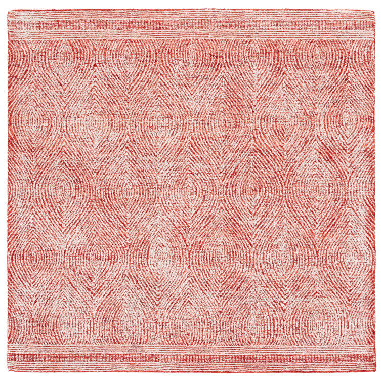 Ranjit Abstract Hand Tufted Wool Geometric Rug