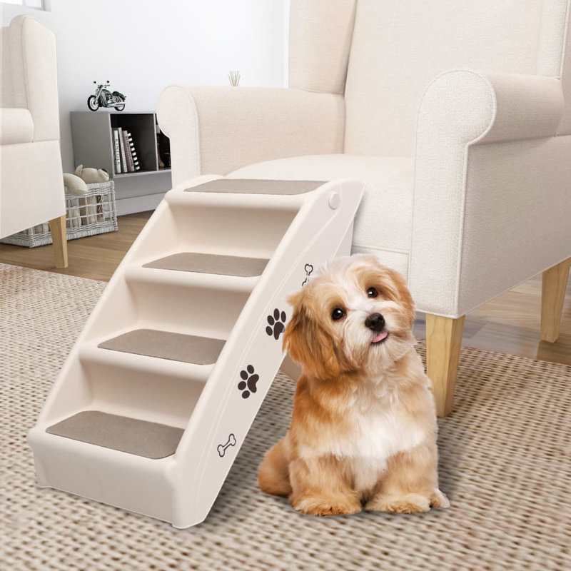 Jonathon Stairs With 4 Steps, Cream