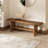 55''W Solid Reclaimed Wood Bench-2051219739