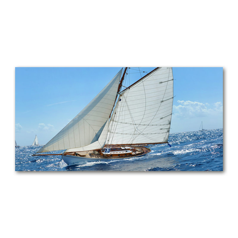 Yacht - No Frame Print on Canvas