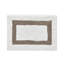 Ensemble de tapis pour salle de bain 2 pièces 100% coton 2370 g / m² Broshouse, tapis de salle de bain touffeté ultra moelleux, super absorbant certifié OEKO-TEX®, réversible, lavable à la machine, confort semblable au spa, blanc / beige-1897437771-1922298103