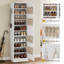 Armoire de rangement pour chaussures 71,06 pouces avec tablettes réglables-1611874810