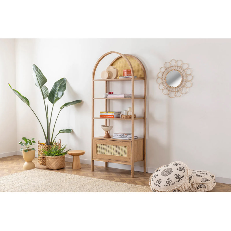 Geometric Bookcase, Natural
