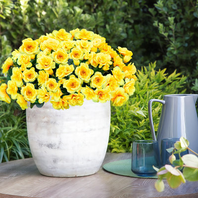 8 pièces de fleurs et de plantes artificielles pour la décoration printanière extérieure, azalées artificielles et camélias en soie, résistantes aux rayons UV, d'aspect réaliste, convenant aux pots, aux porches, aux patios, aux balcons, aux jardins et aux cours