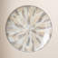 Assiette décorative Eytan en métal blanc perle / gris / brun