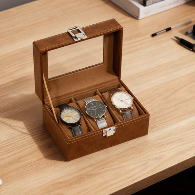 Boîte à montre à 3 emplacements