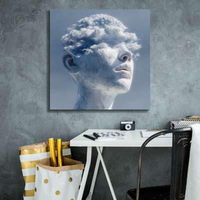  'Dreamer 2' by Ann Klee Canvas Wall Art, 26" x 26"