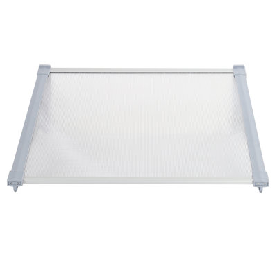 Dakota Fields 90cm D Plastic Cover Retractable Door / Window Awning
